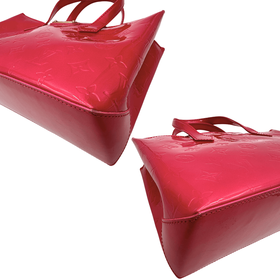 LV Wilshire vernis fucsia