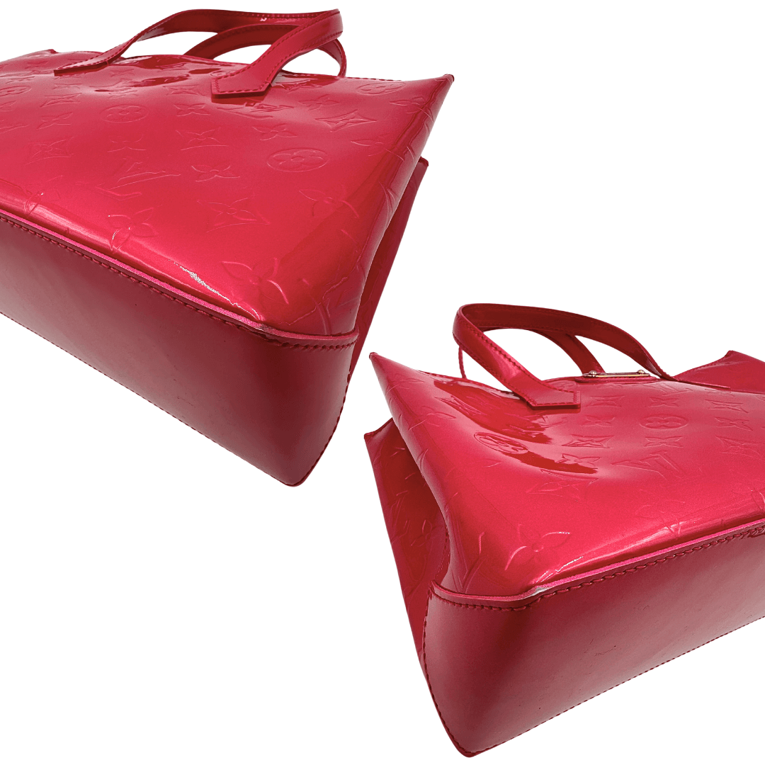 LV Wilshire vernis fucsia