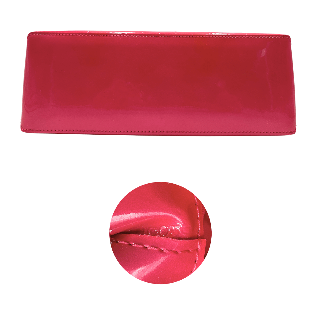 LV Wilshire vernis fucsia