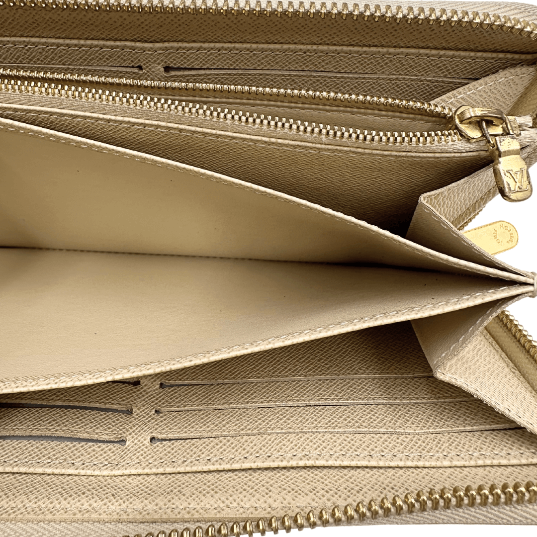 LV portafoglio Zippy damier azur