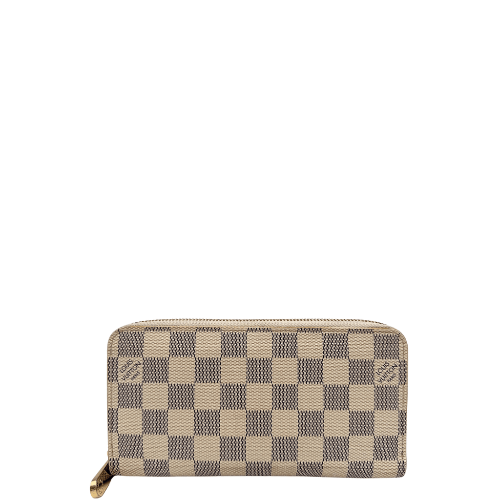 LV portafoglio Zippy damier azur