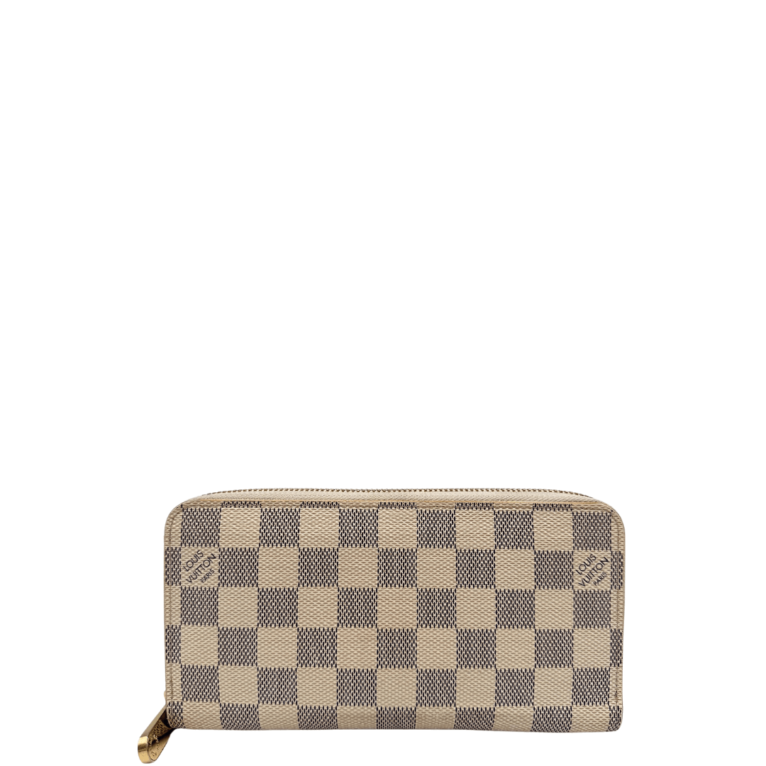 LV portafoglio Zippy damier azur