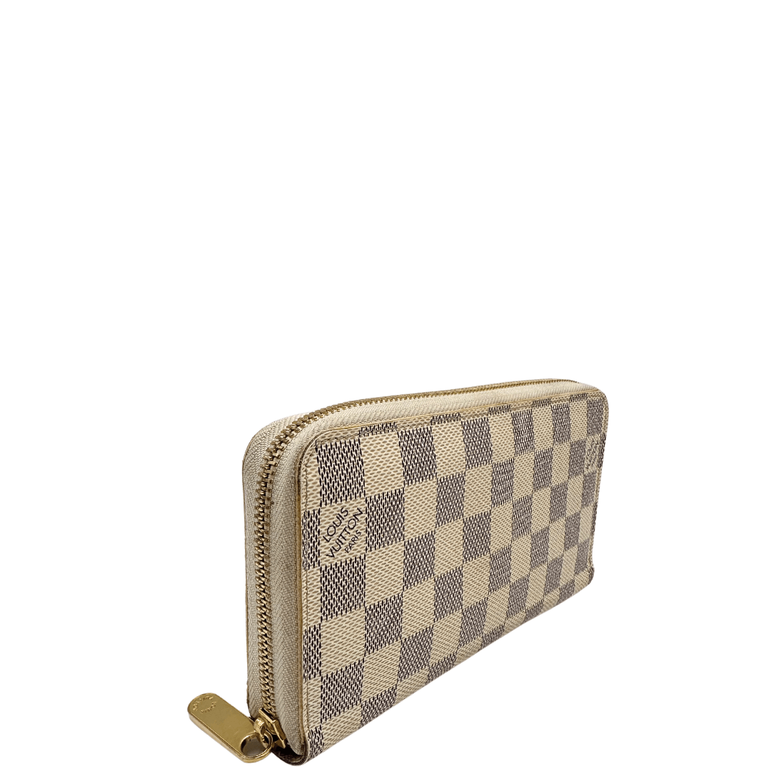 LV portafoglio Zippy damier azur