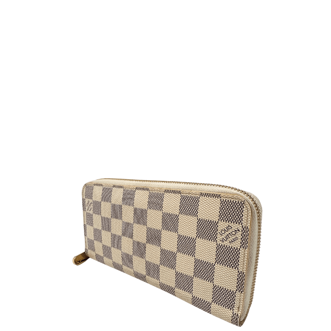 LV portafoglio Zippy damier azur
