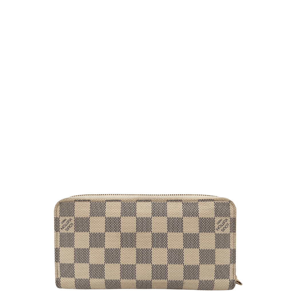 LV portafoglio Zippy damier azur