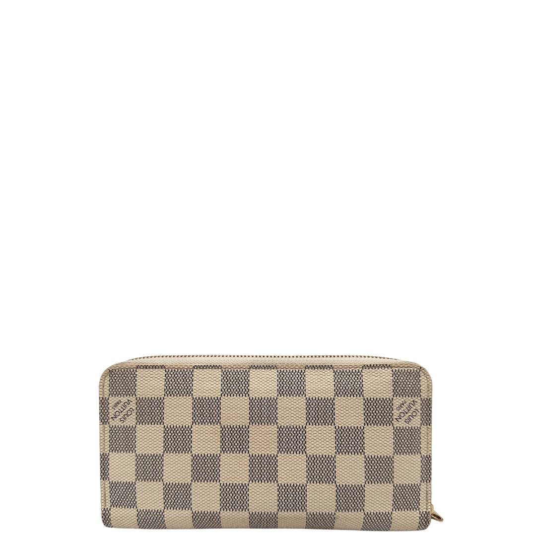 LV portafoglio Zippy damier azur