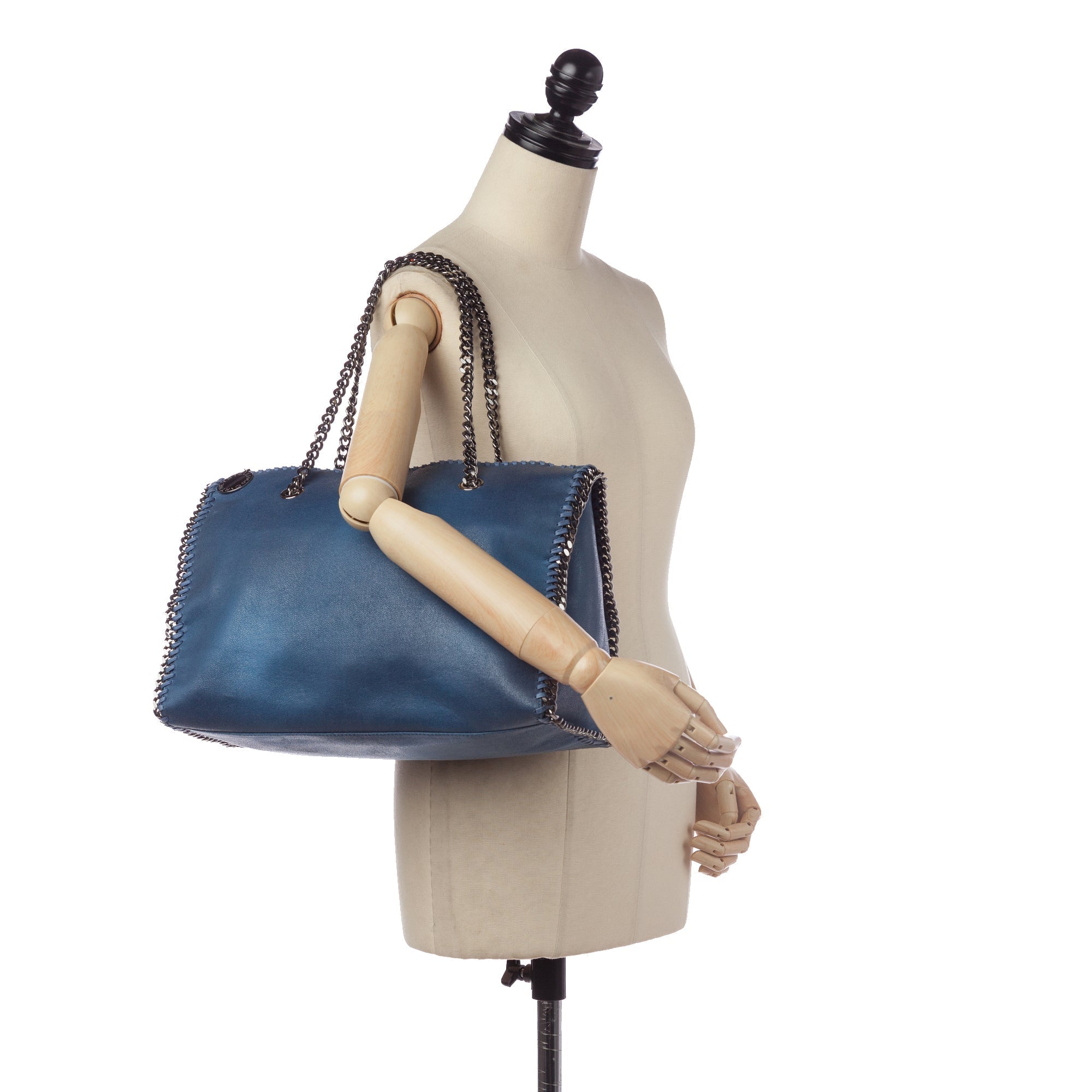 Blue Stella McCartney Falabella Tote Bag