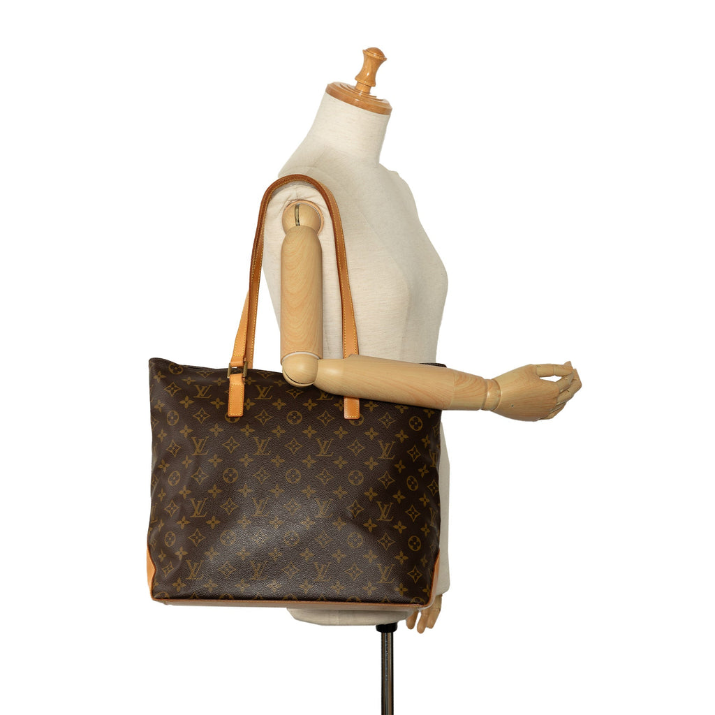Brown Louis Vuitton Monogram Cabas Alto Tote Bag