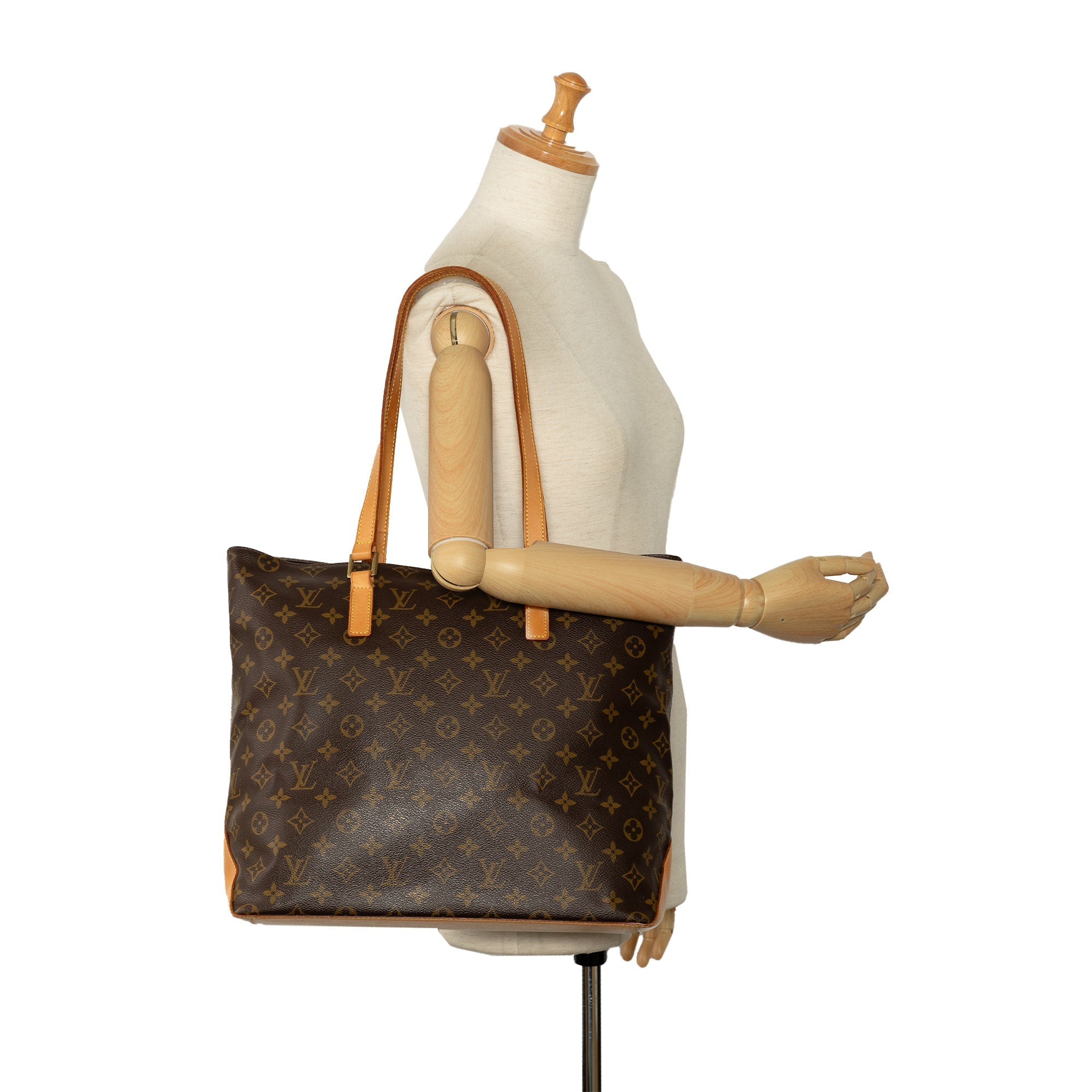 Brown Louis Vuitton Monogram Cabas Alto Tote Bag