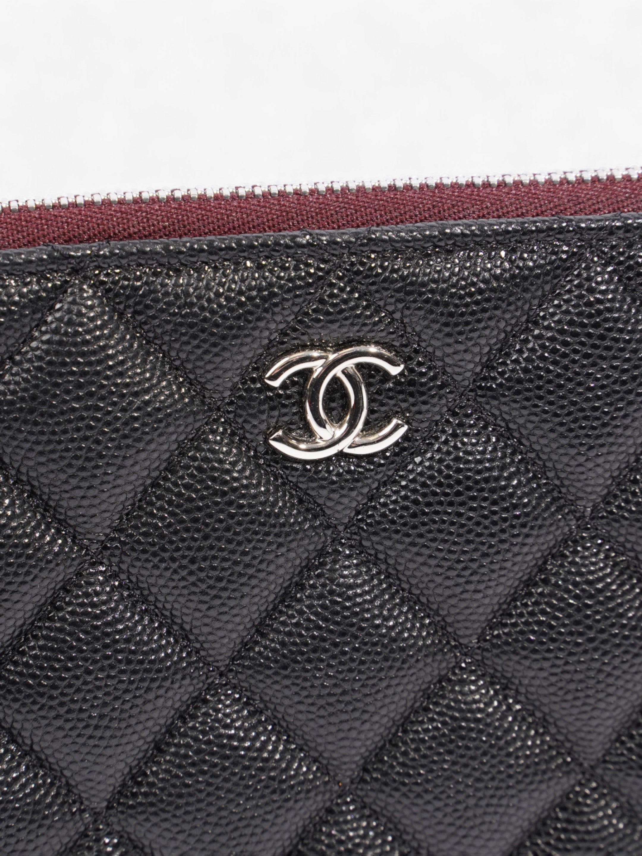 Chanel Purse Black Caviar Leather