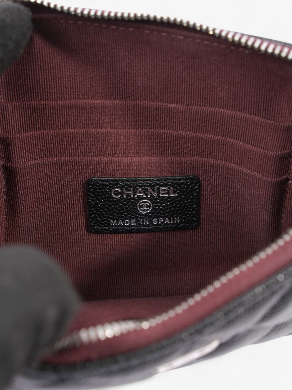 Chanel Purse Black Caviar Leather