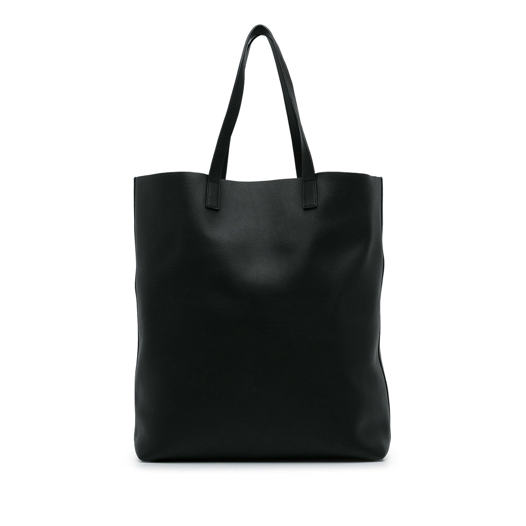 Black Saint Laurent Bold Shopping Tote