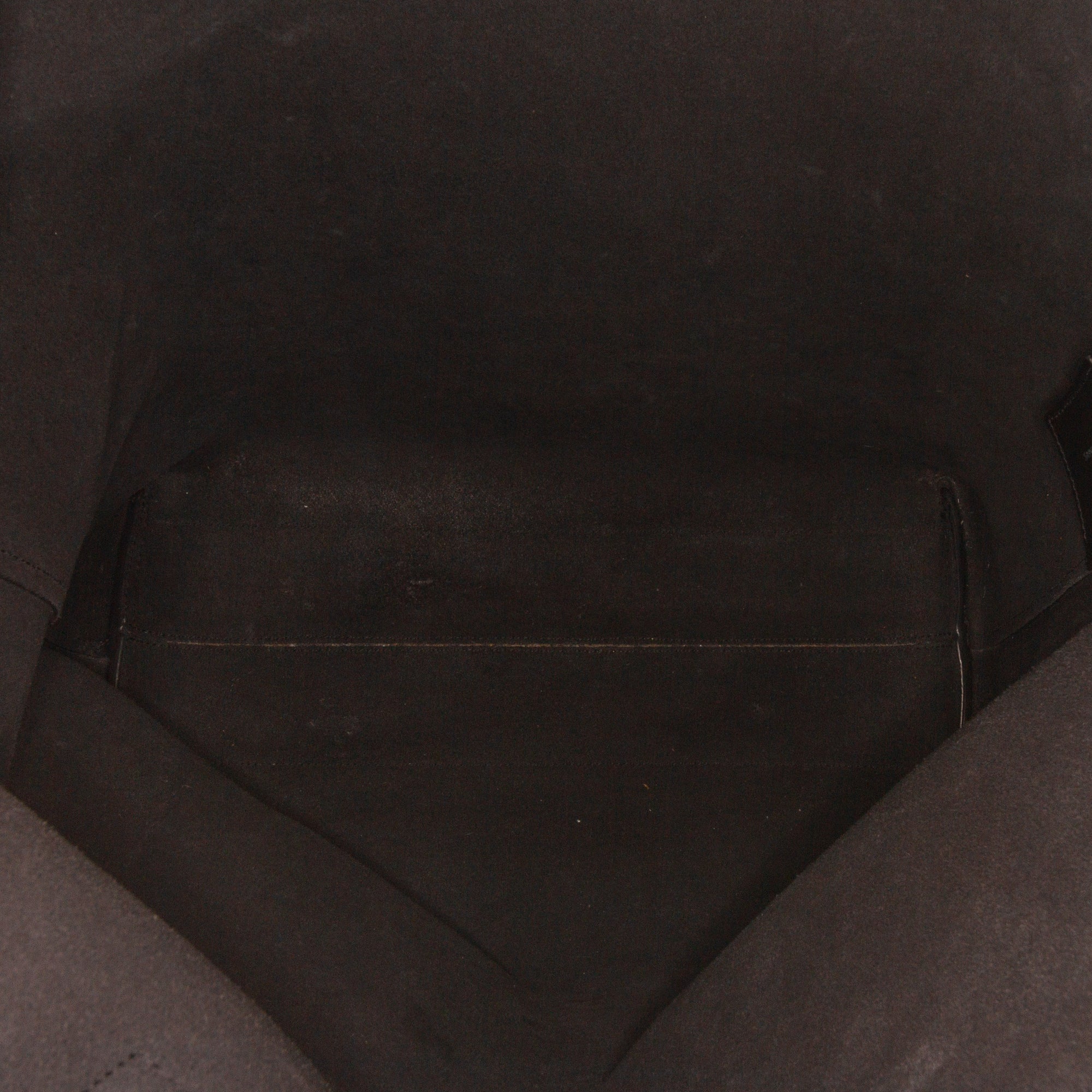 Black Saint Laurent Bold Shopping Tote