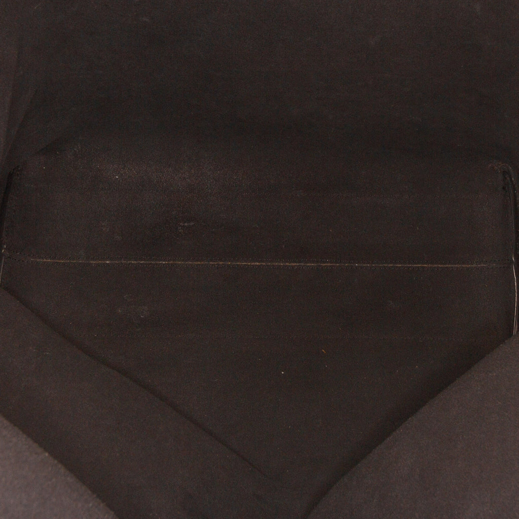 Black Saint Laurent Bold Shopping Tote