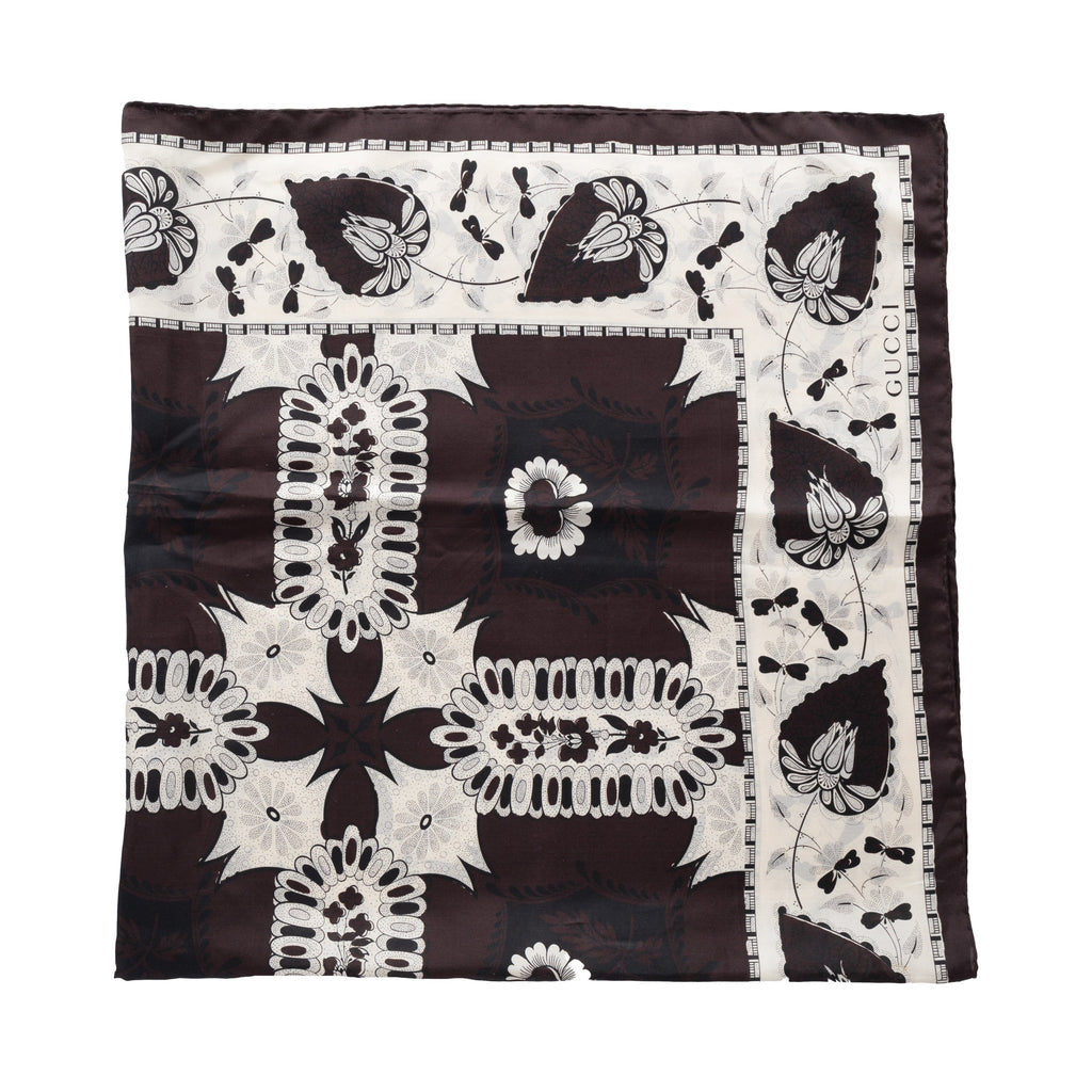 Gucci Silk Printed Foulard - '10s