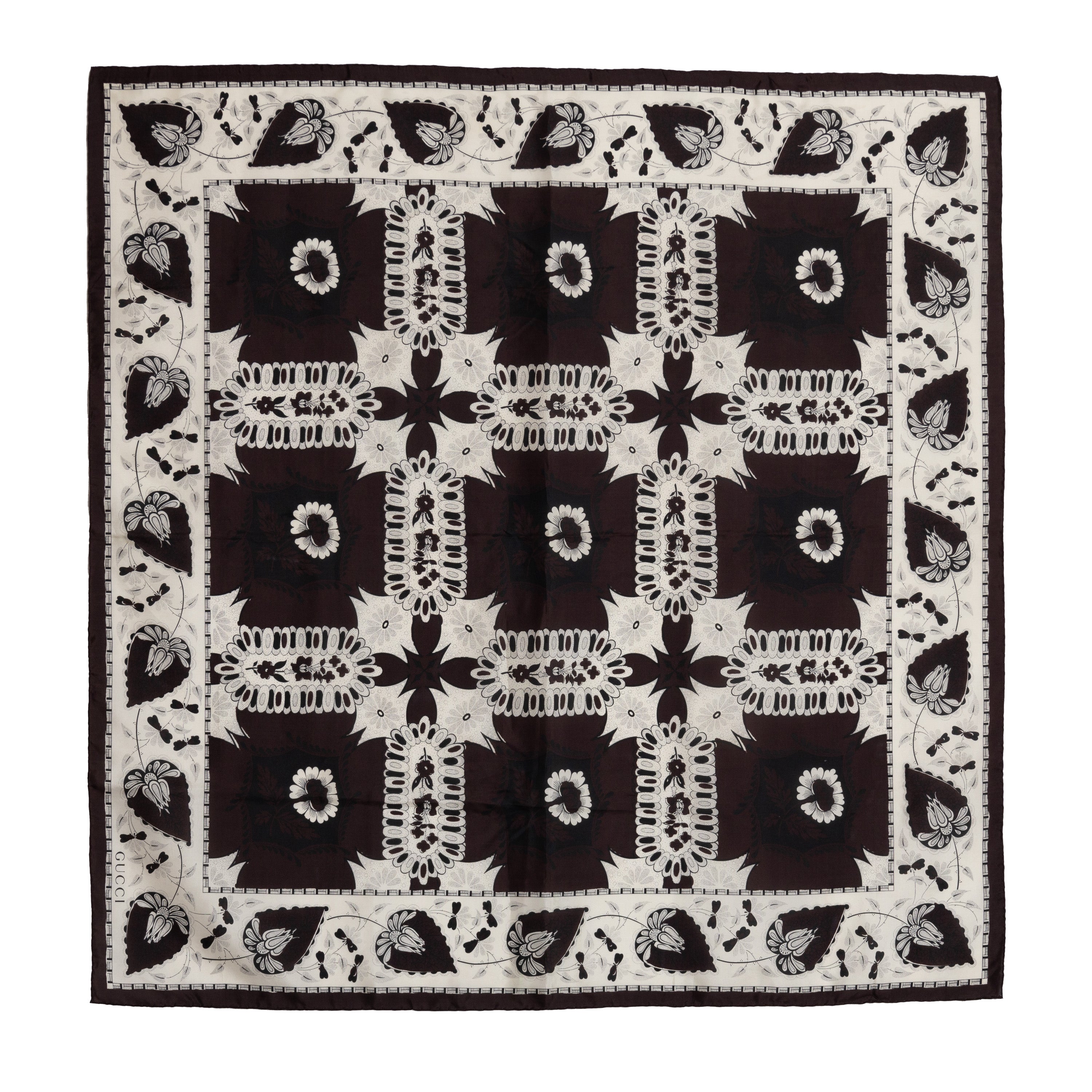 Gucci Silk Printed Foulard - '10s