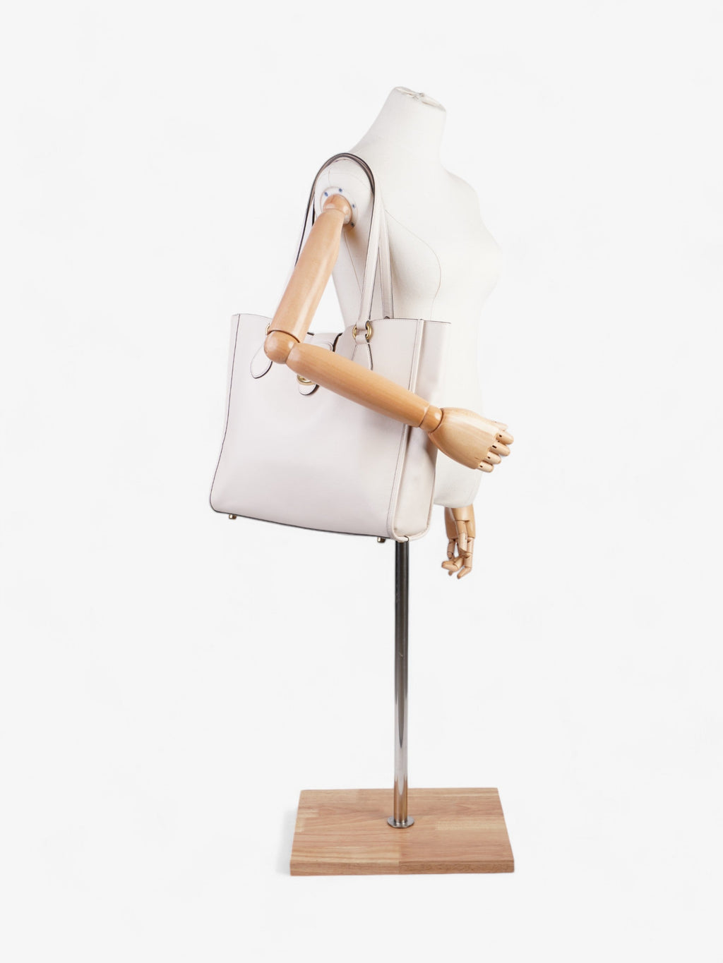 Coach Theo Cream Leather