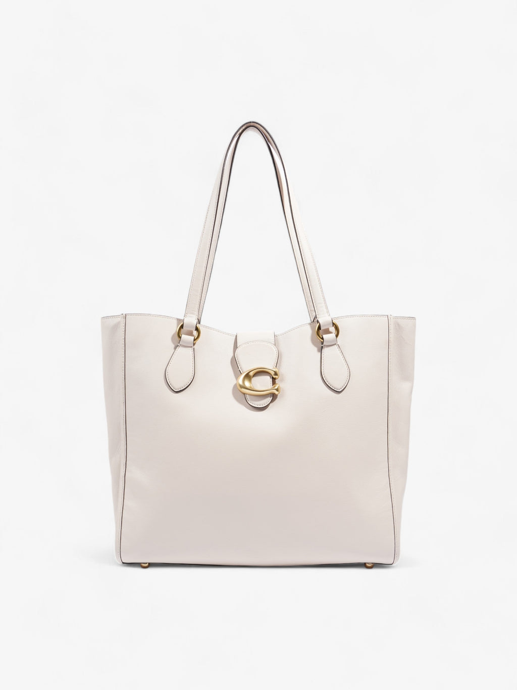 Coach Theo Cream Leather