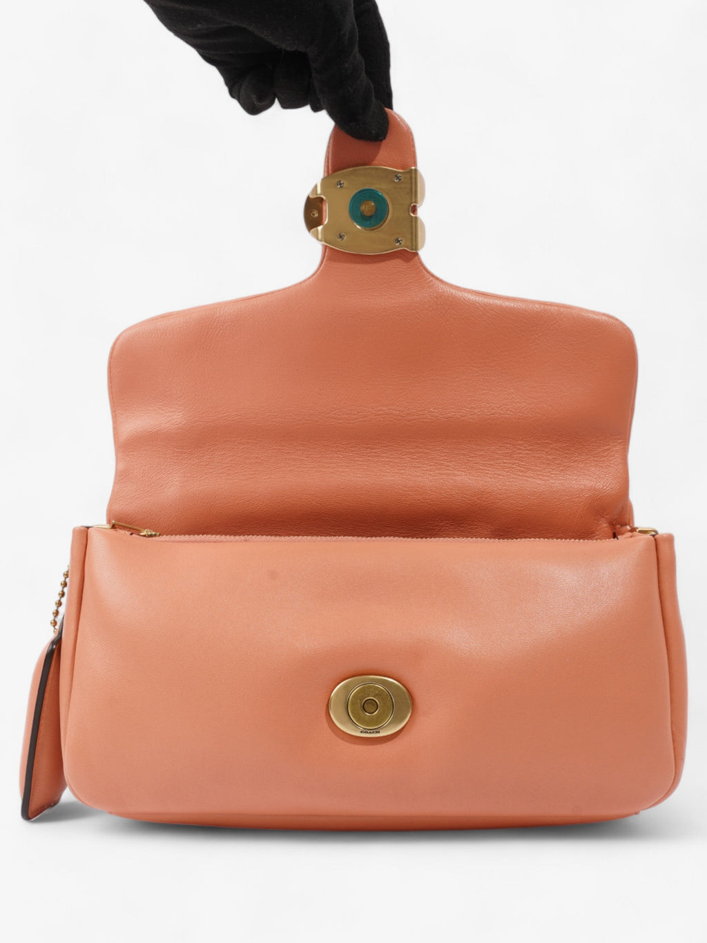Coach Pillow Tabby 26 Coral Lambskin Leather
