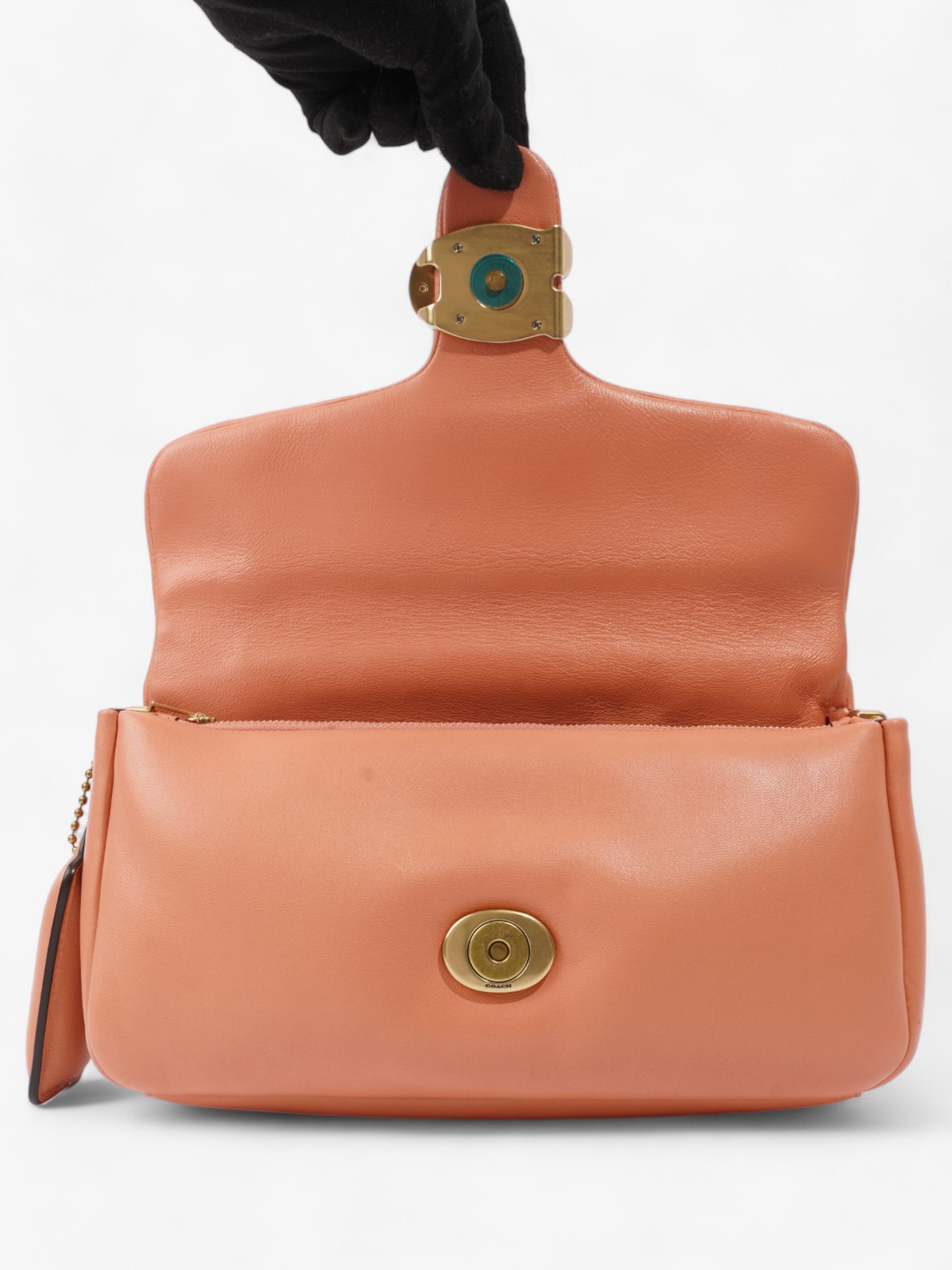 Coach Pillow Tabby 26 Coral Lambskin Leather