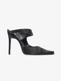 Christian Dior Strap Pointed Heels 110mm Black Satin EU 39 UK 6