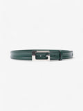 Gucci Memorable Buckle Belt Green / Silver Calfskin Leather 85cm / 34"