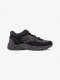 Chanel CC Logo Sneakers Black Suede EU 37.5 UK 4.5