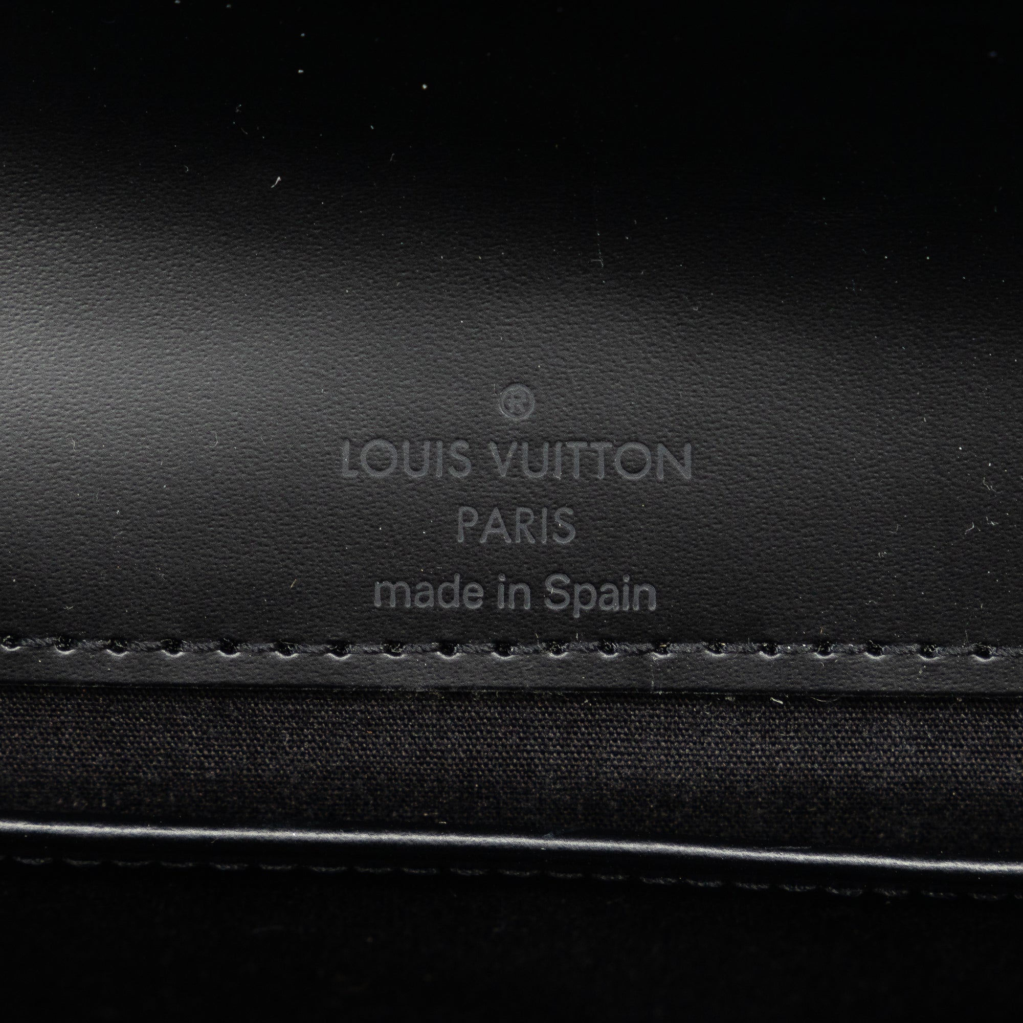Black Louis Vuitton Epi Honfleur Shoulder Bag