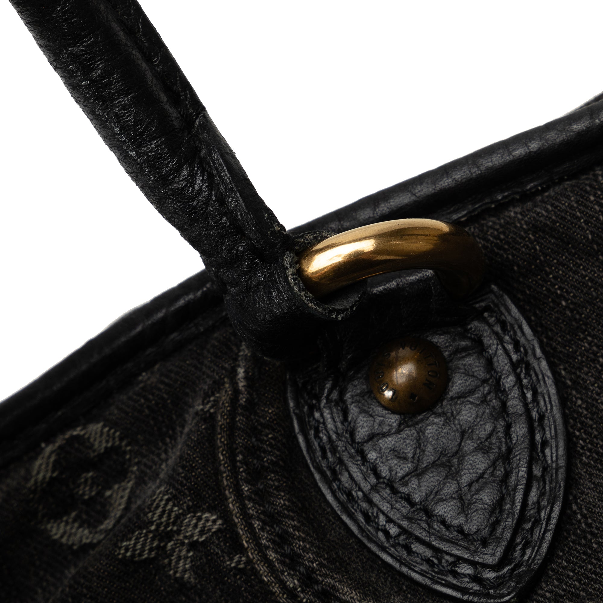 Black Louis Vuitton Monogram Denim Neo Cabby GM Satchel
