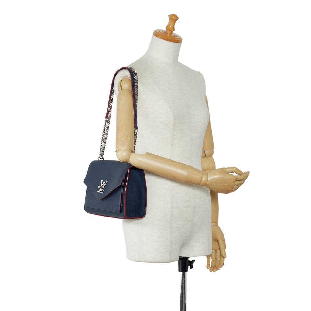 Louis Vuitton Lockme Cabas BB Blue Calfskin