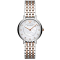 Ladies / Womens Rose Gold & Silver Stainless Steel Emporio Armani Designer Watch AR11094