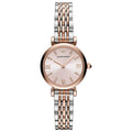 Ladies / Womens Silver & Rose Gold Stainless Steel Emporio Armani Designer Watch AR11223