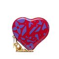 Red Louis Vuitton Monogram Vernis Sweet Repeat Heart Coin Purse