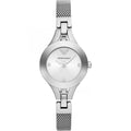 Ladies / Womens Silver Stainless Steel Bracelet Emporio Armani Designer Watch AR7361