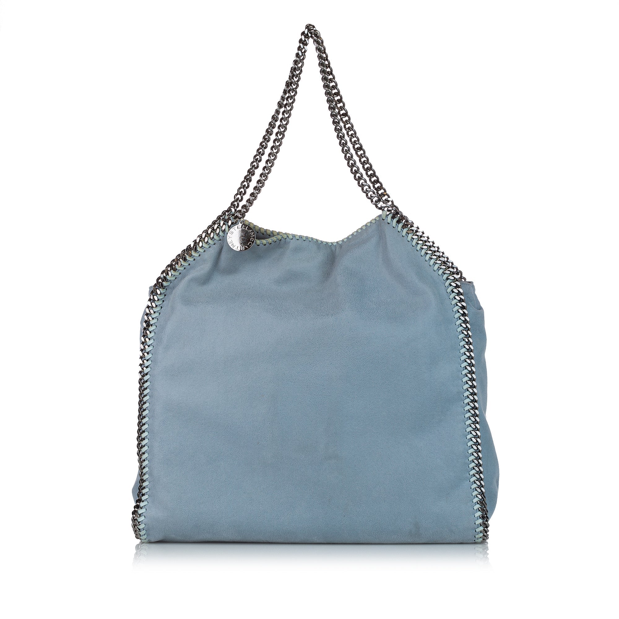 Blue Stella McCartney Maxi Falabella Tote Bag