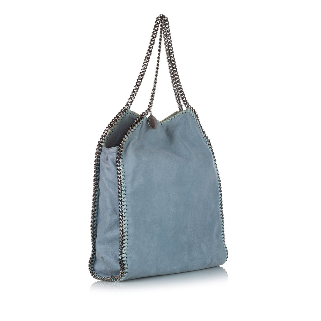Blue Stella McCartney Maxi Falabella Tote Bag