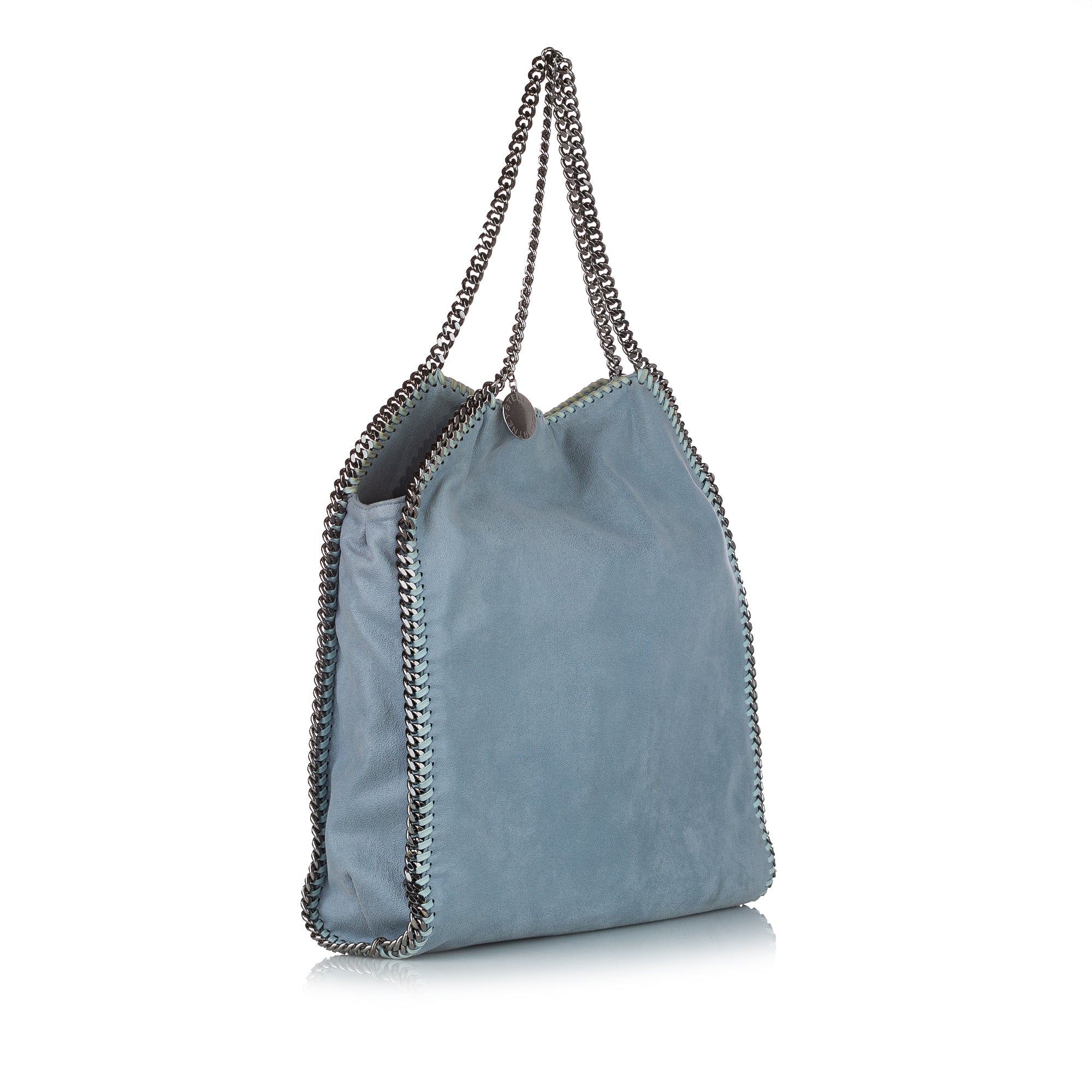 Blue Stella McCartney Maxi Falabella Tote Bag