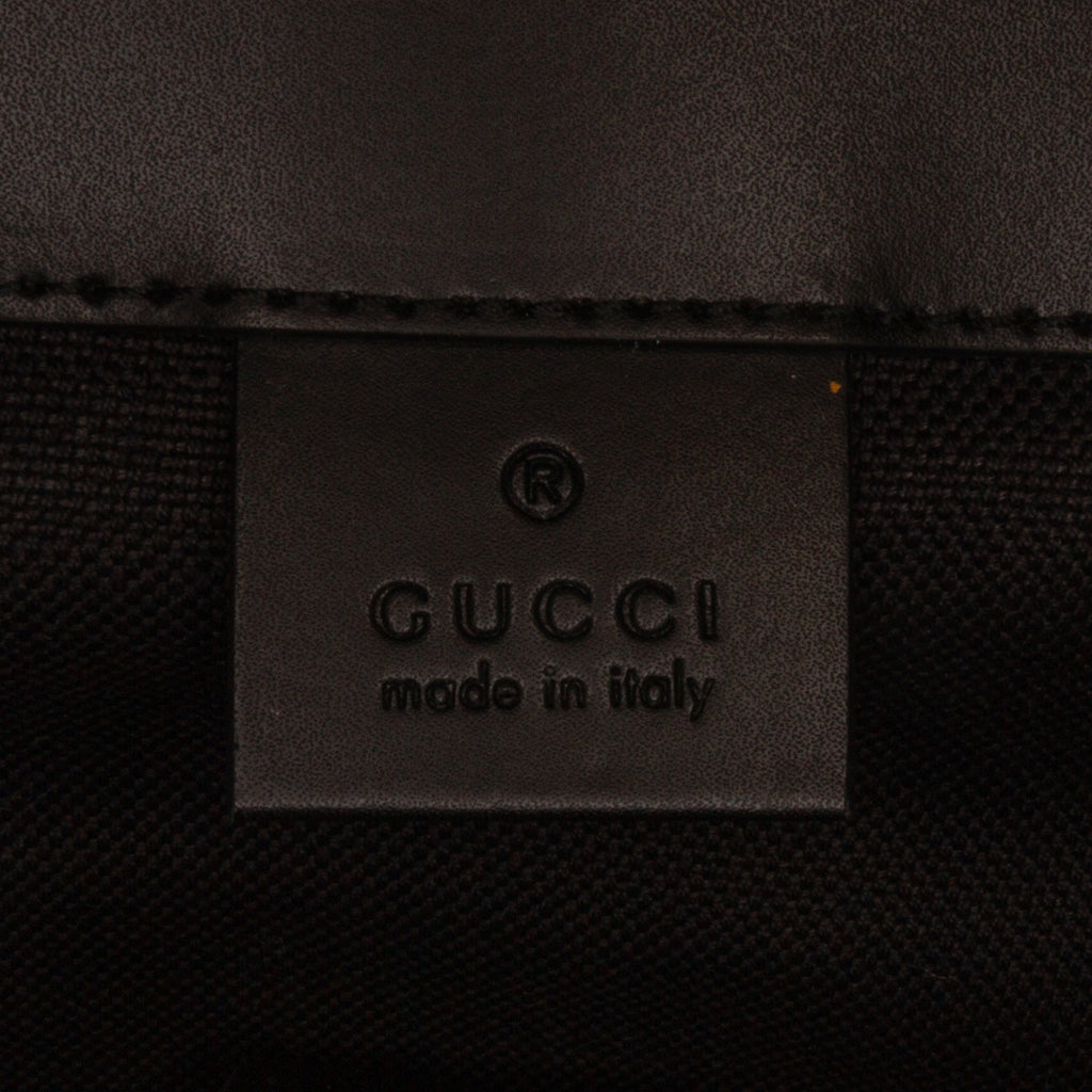 Gucci Web Black GG Supreme Canvas