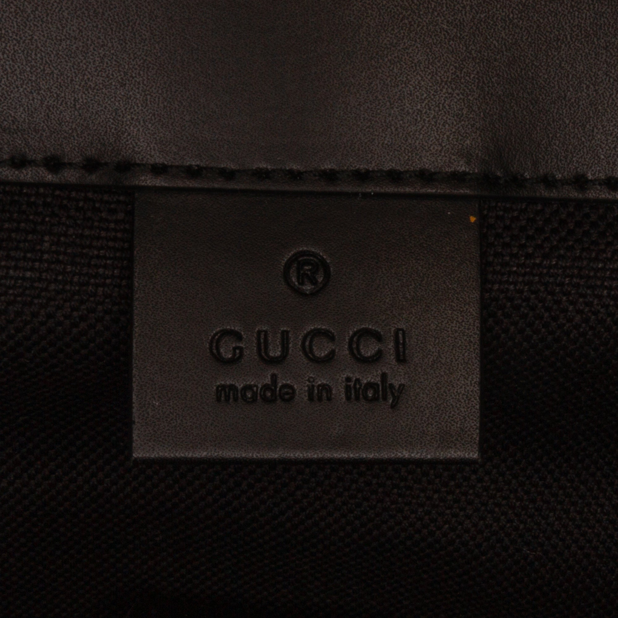 Gucci Web Black GG Supreme Canvas