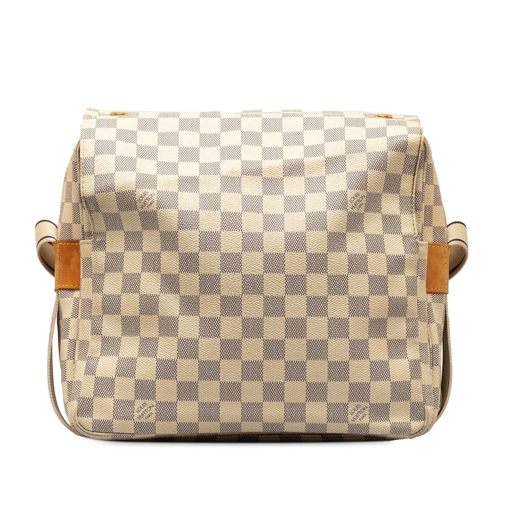 Beige Louis Vuitton Damier Azur Naviglio Crossbody Bag