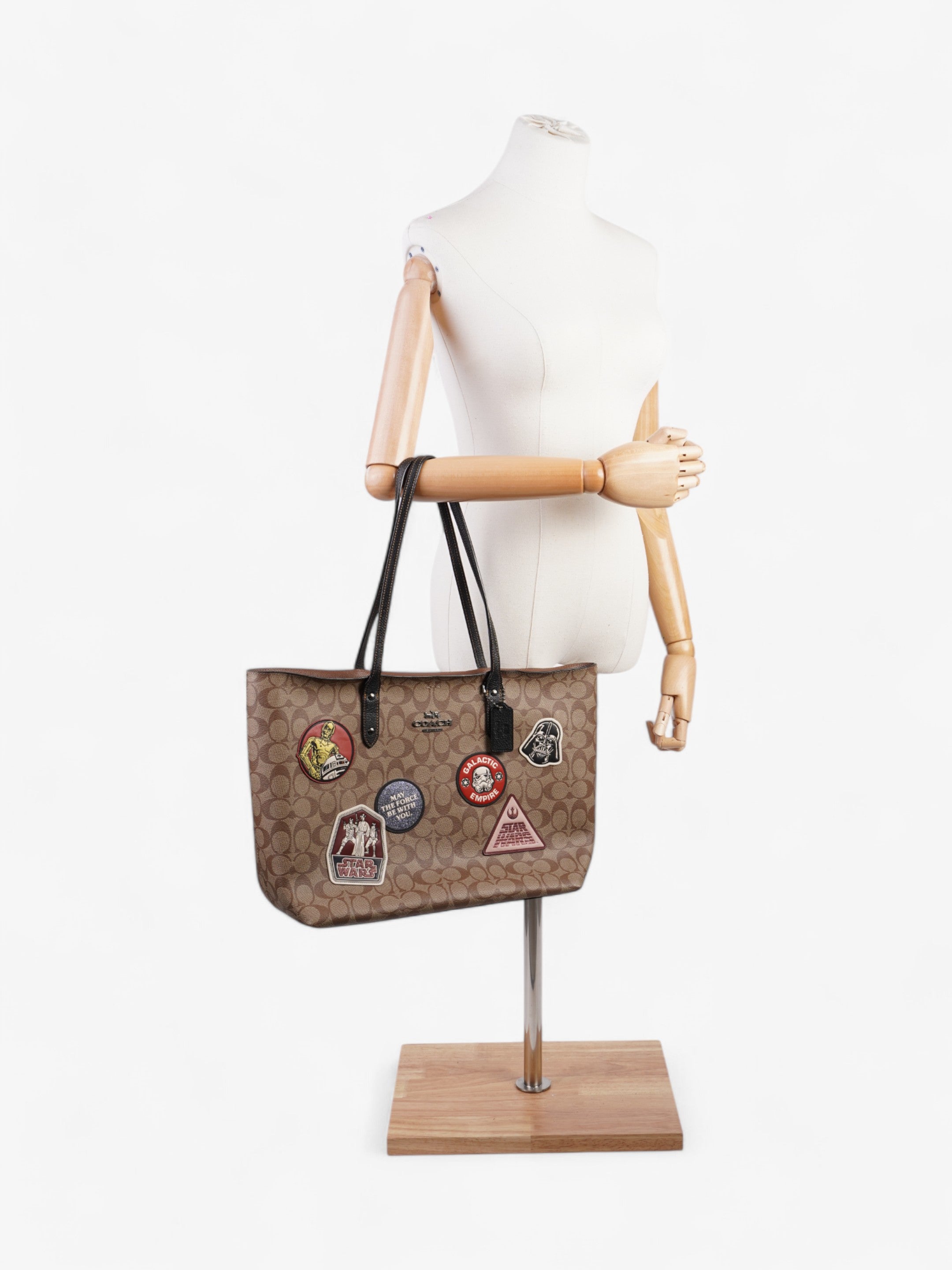 Coach Star Wars Tote Bag Beige
