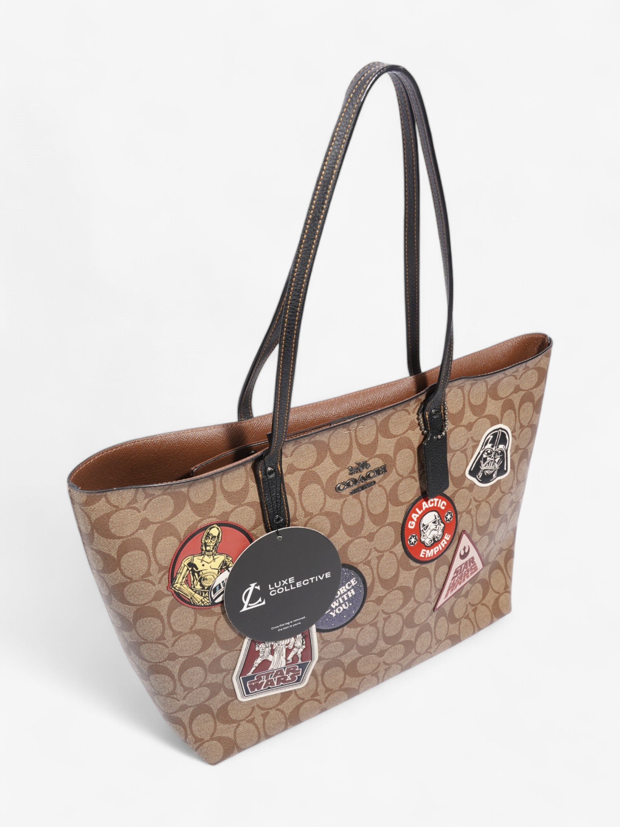 Coach Star Wars Tote Bag Beige