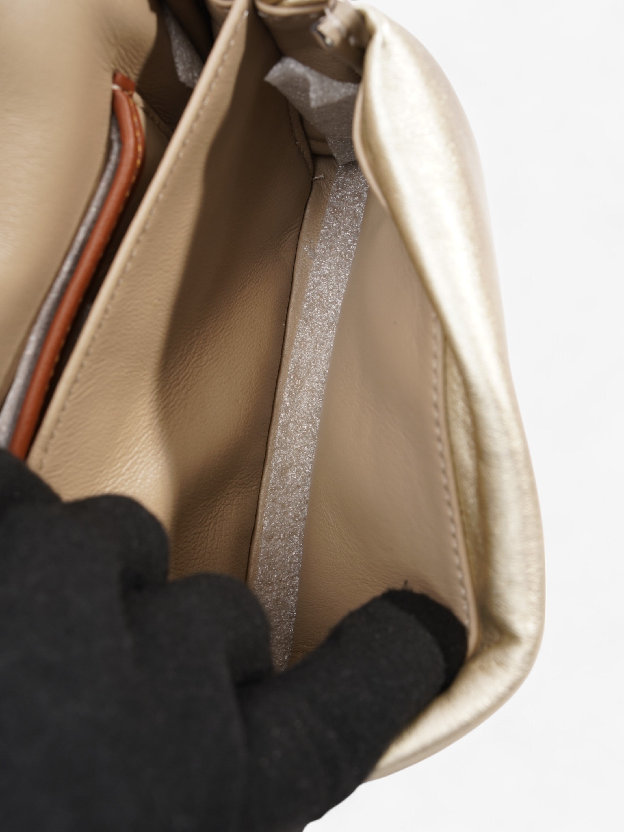 Coach Pillow Tabby Metallic Gold Nappa Leather 18