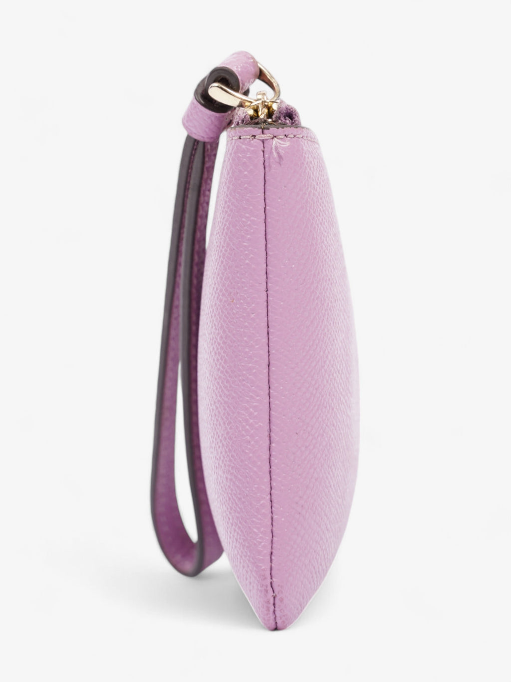 Coach Corner Zip Wristlet Violet Leather