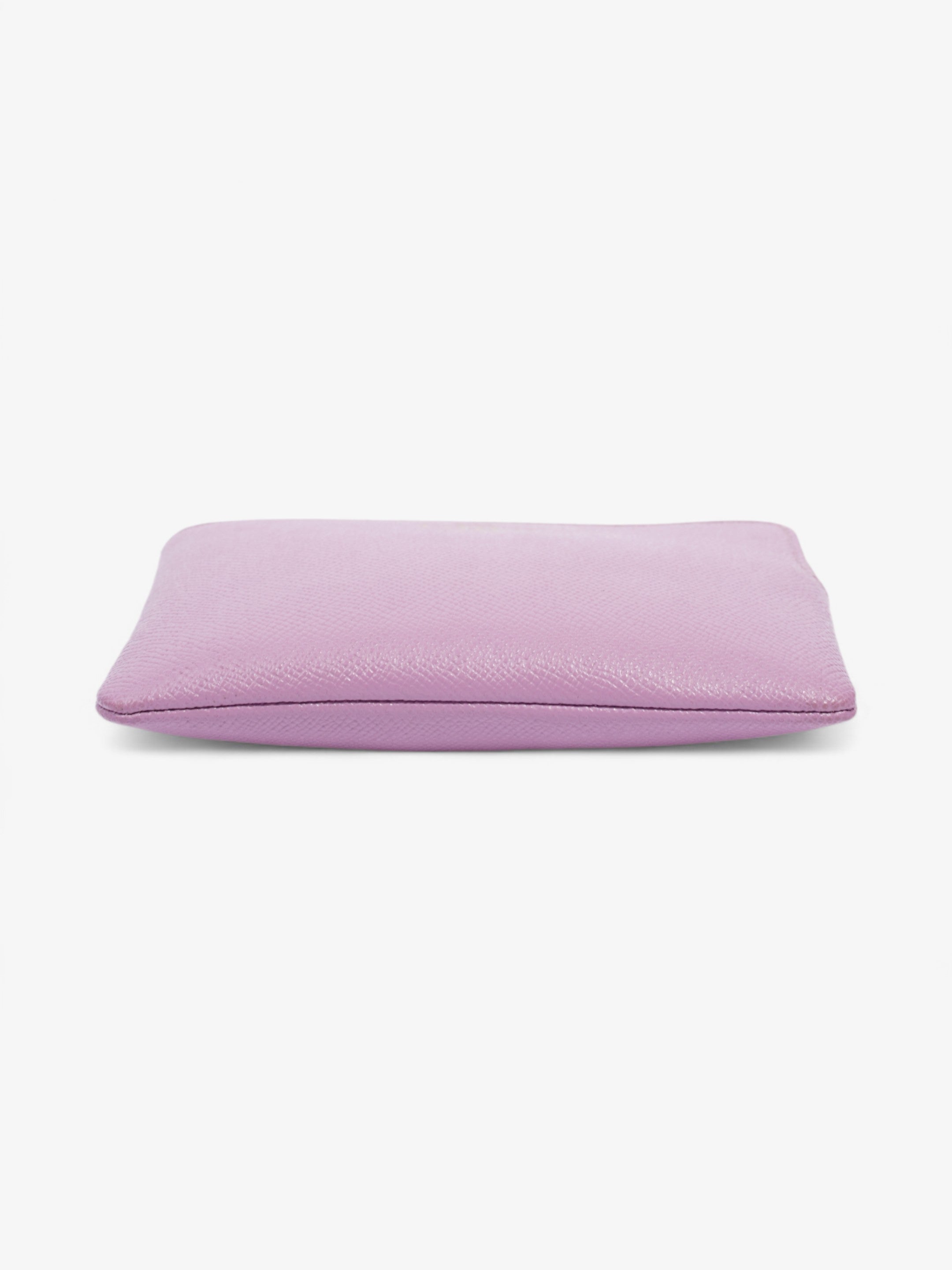 Coach Corner Zip Wristlet Violet Leather