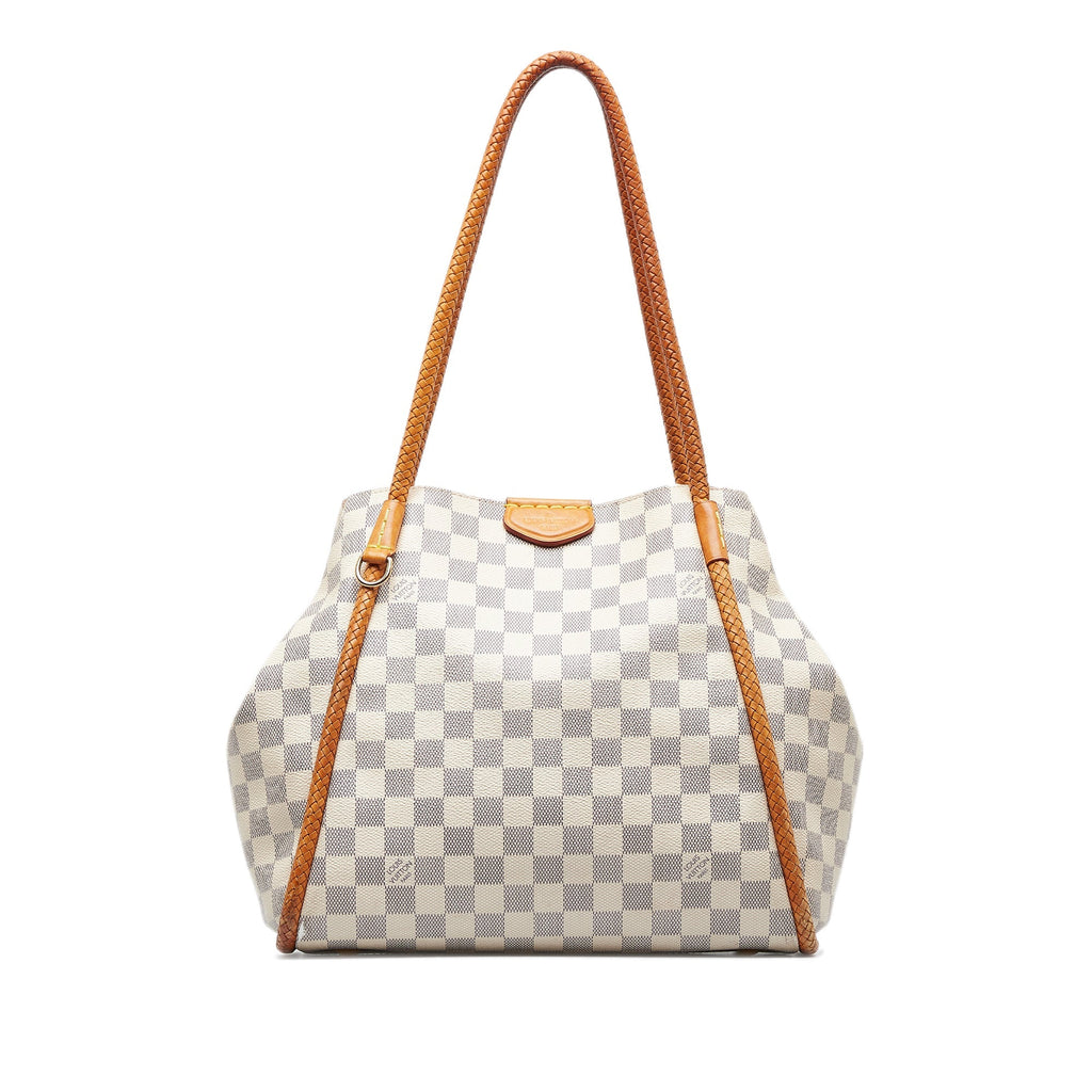 White Louis Vuitton Damier Azur Propriano Tote Bag