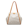 White Louis Vuitton Damier Azur Propriano Tote Bag