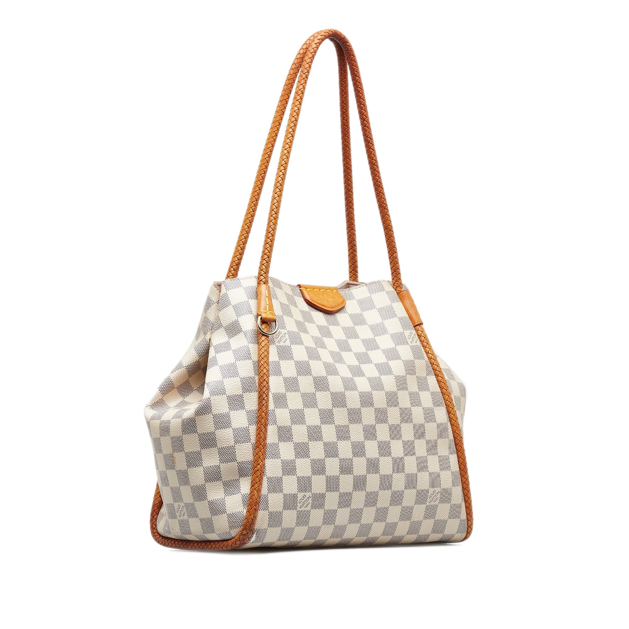White Louis Vuitton Damier Azur Propriano Tote Bag