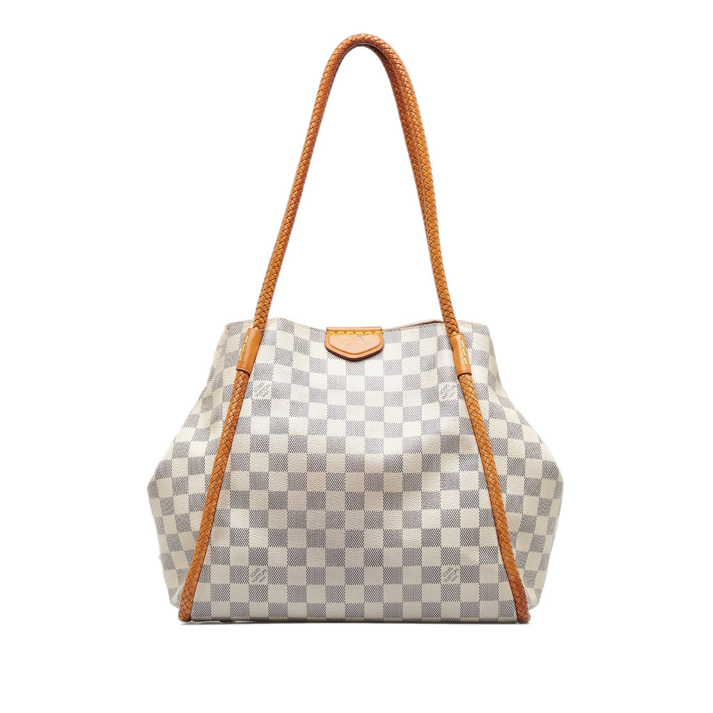 White Louis Vuitton Damier Azur Propriano Tote Bag