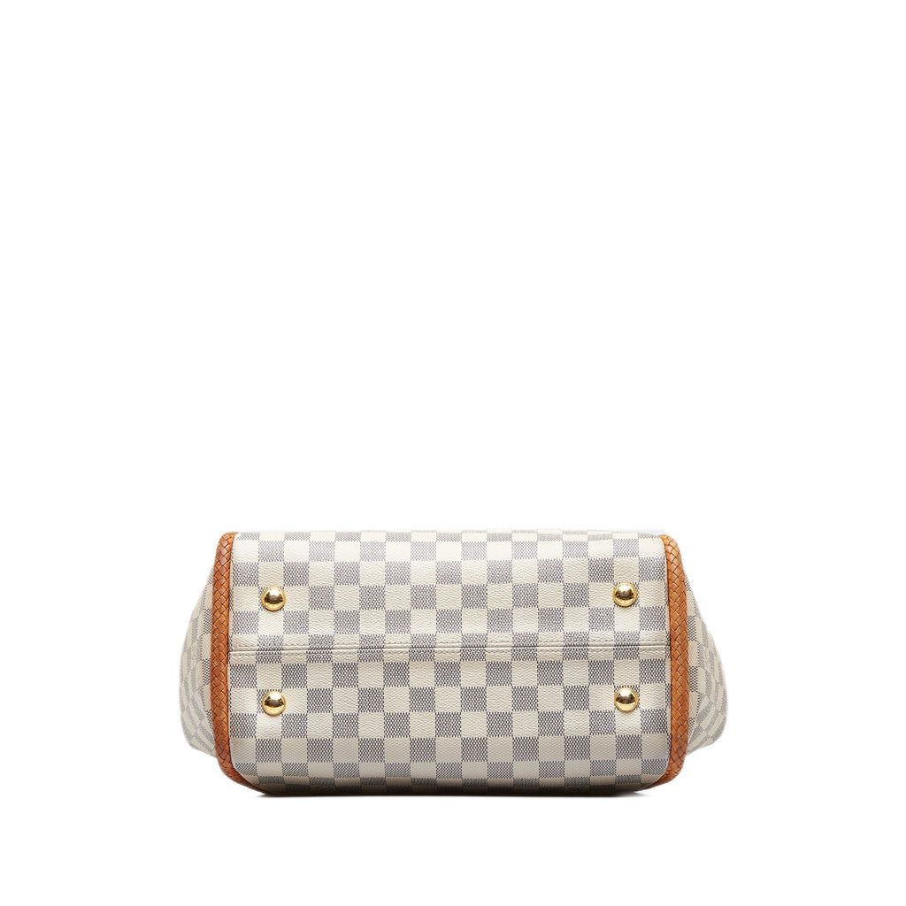 White Louis Vuitton Damier Azur Propriano Tote Bag